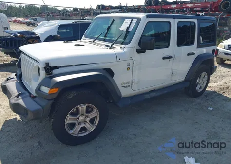 2018 Jeep Wrangler Unlimited Sport S 4X4 из США, поврежденный, VIN 1C4HJXDG6JW136390